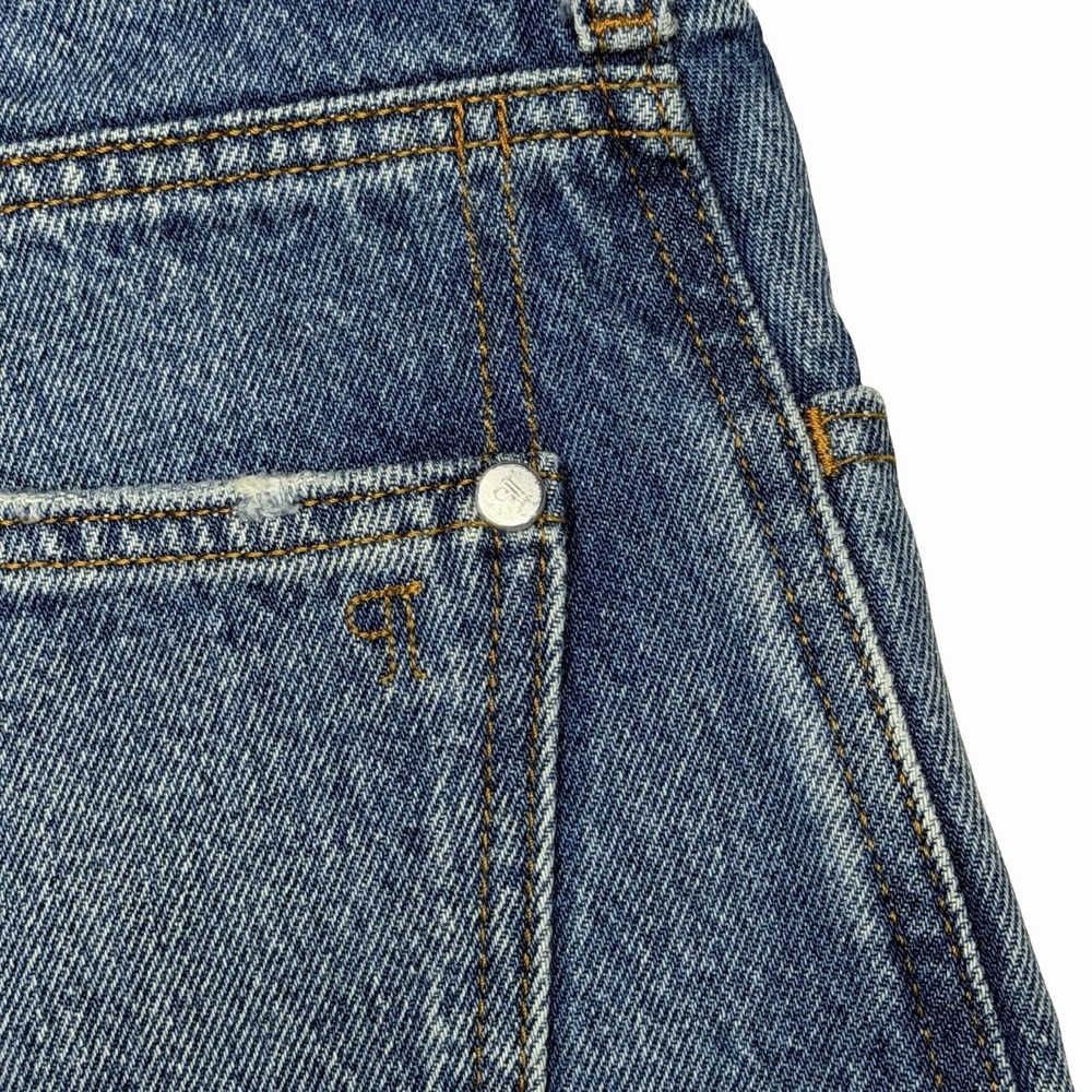 Pilcro Anthropologie Medium Wash Denim Bermuda Shorts Women's Classic 90's Y2K - Picture 6 of 6